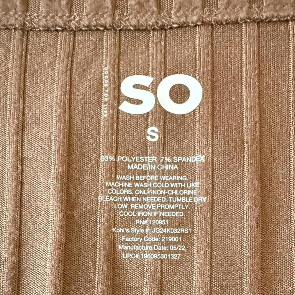 So Rust Ribbed Button-Up Cardigan - Size M - image 3